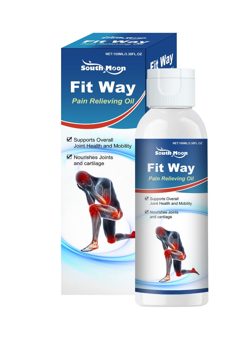 SOUTH MOON Joint pain Care oil for quick relief of joint discomfort Mild, no irritation, rapid inflammation and swelling reduction, 100ML  - Image 1