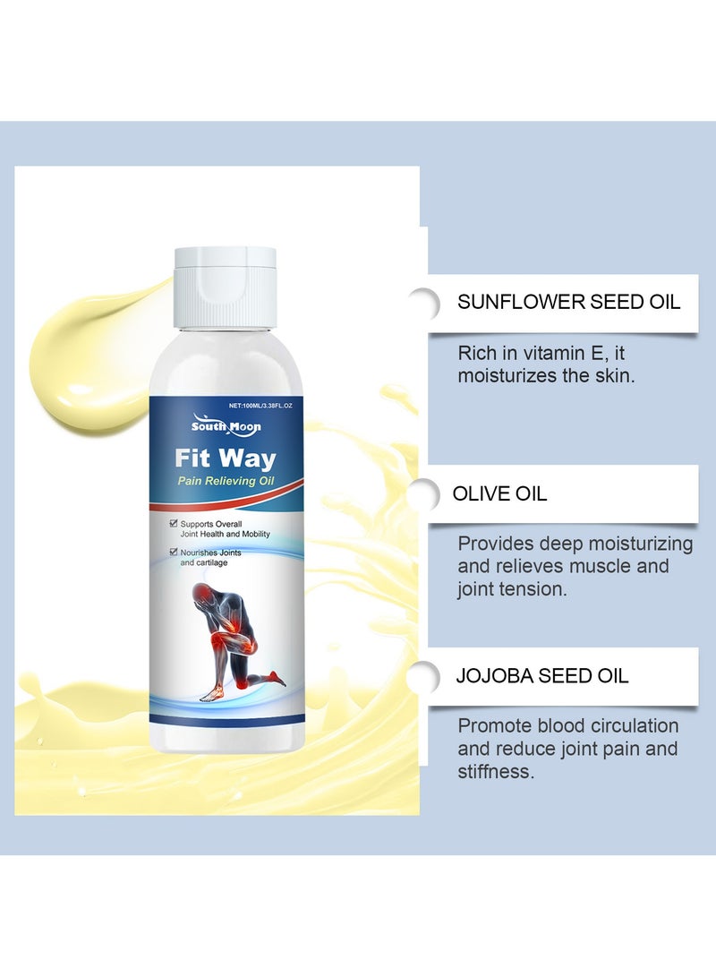 SOUTH MOON Joint pain Care oil for quick relief of joint discomfort Mild, no irritation, rapid inflammation and swelling reduction, 100ML  - Image 2