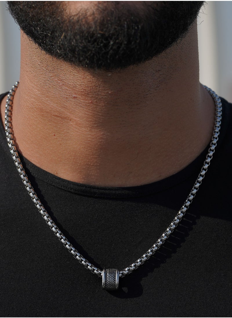 IronBrut - Alloy men's necklace, IronBrut, stainless steel, gift set, men's gift - Image 1