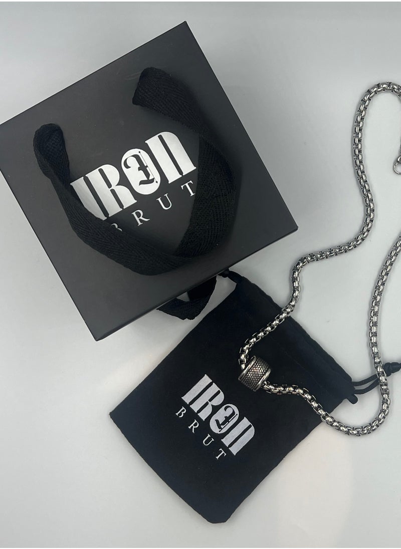 IronBrut - Alloy men's necklace, IronBrut, stainless steel, gift set, men's gift - Image 1