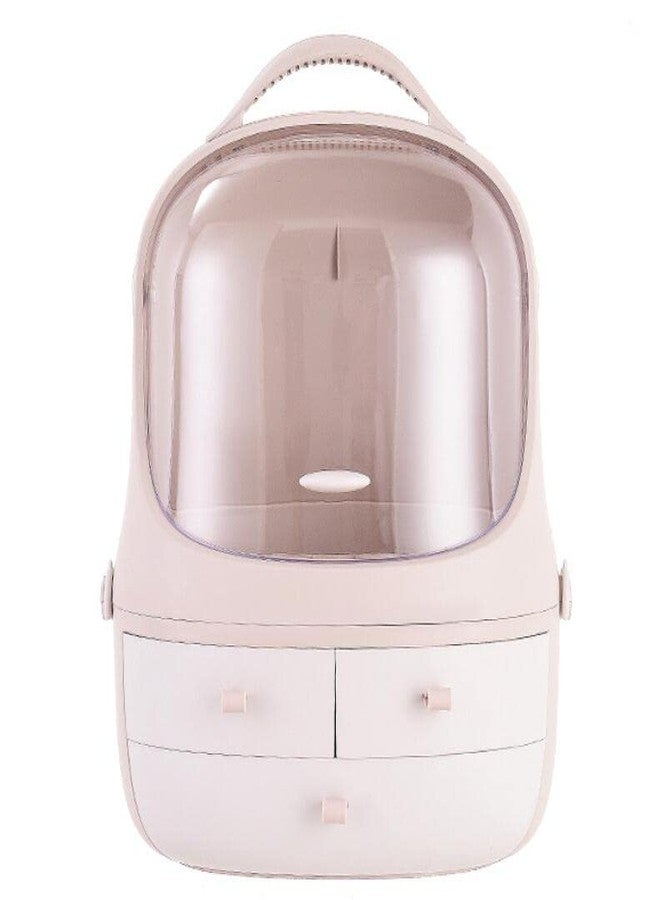 Replex Makeup Organizer, Waterproof&Dustproof Cosmetic Organizer Box with Lid Fully Open Makeup Display Boxes, Skincare Organizers Makeup Caddy Holder for Bathroom, Dresser, Countertop Bedroom - Image 2