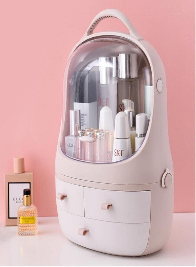 Replex Makeup Organizer, Waterproof&Dustproof Cosmetic Organizer Box with Lid Fully Open Makeup Display Boxes, Skincare Organizers Makeup Caddy Holder for Bathroom, Dresser, Countertop Bedroom - Image 1