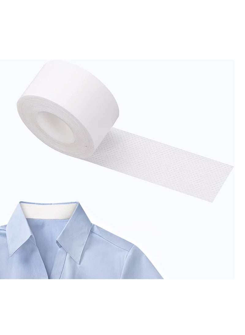 Altheqa 1pc Collar Sweat Pads, A Roll Sweat Prevention Collar Tape, Invisible Self Adhesive Shirt Collar Protector Neck Liner Pads Feel Fresh & Dry All Day  - Image 1