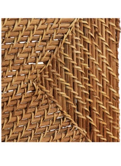 GIBSON Martha Stewart 16 Inch Rattan Woven Rectangular Placemat in Brown  - Image 4