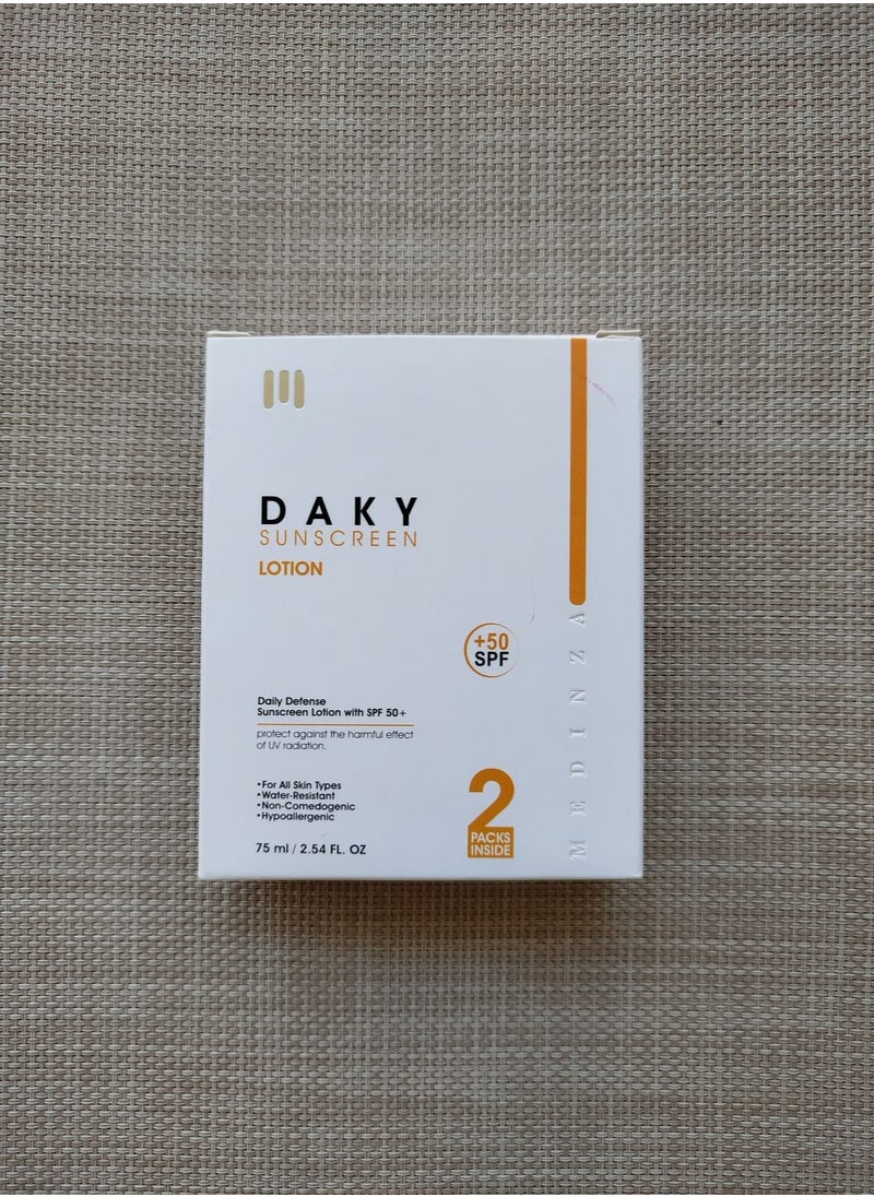 MEDINZA - Daky sunscreen Lotion promo - Image 1