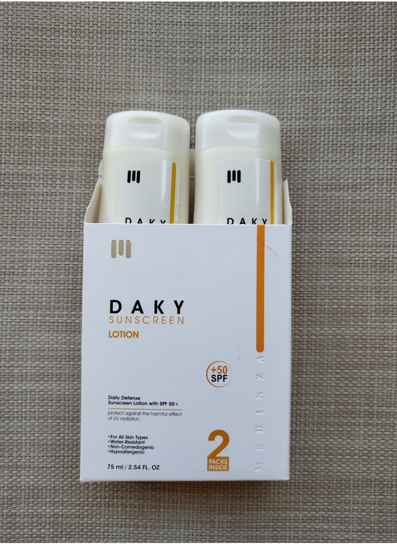 MEDINZA - Daky sunscreen Lotion promo - Image 1