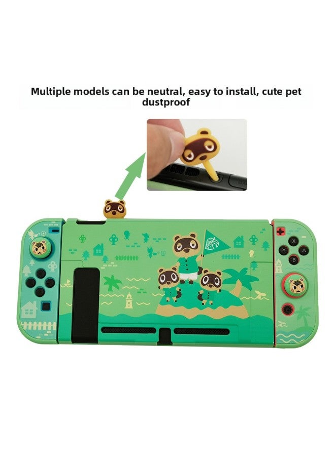 Nintendo Switch Rocker Cap Animal Forest Leaf Handle Rocker Cap OLED Lite Rocker Protective Cap-Product Color:Rac Blue One - Image 4
