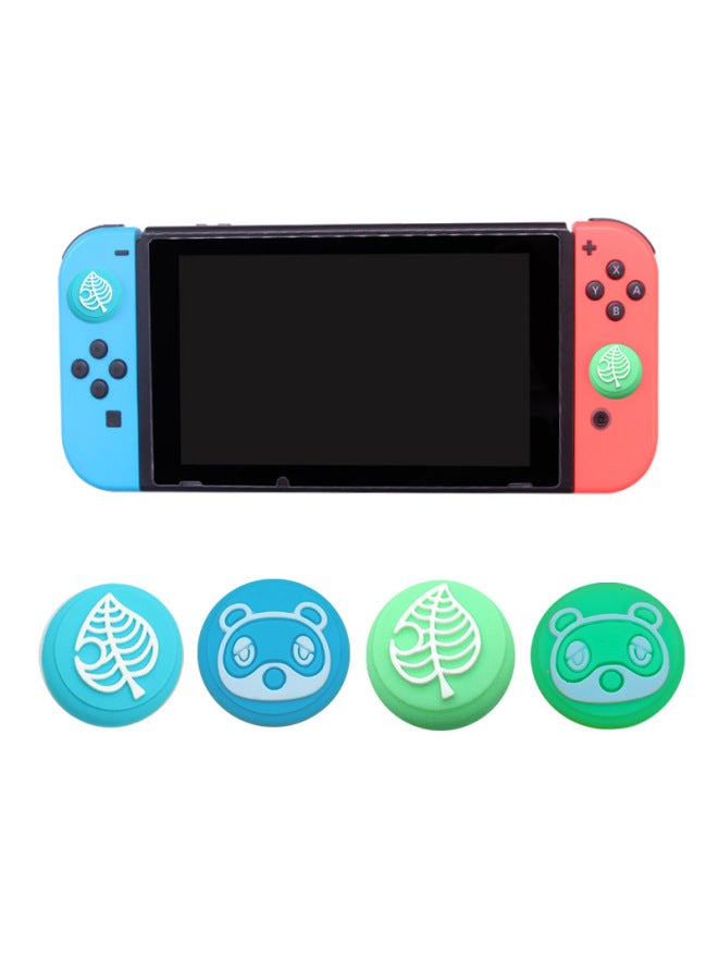Nintendo Switch Rocker Cap Animal Forest Leaf Handle Rocker Cap OLED Lite Rocker Protective Cap-Product Color:Rac Blue One - Image 5