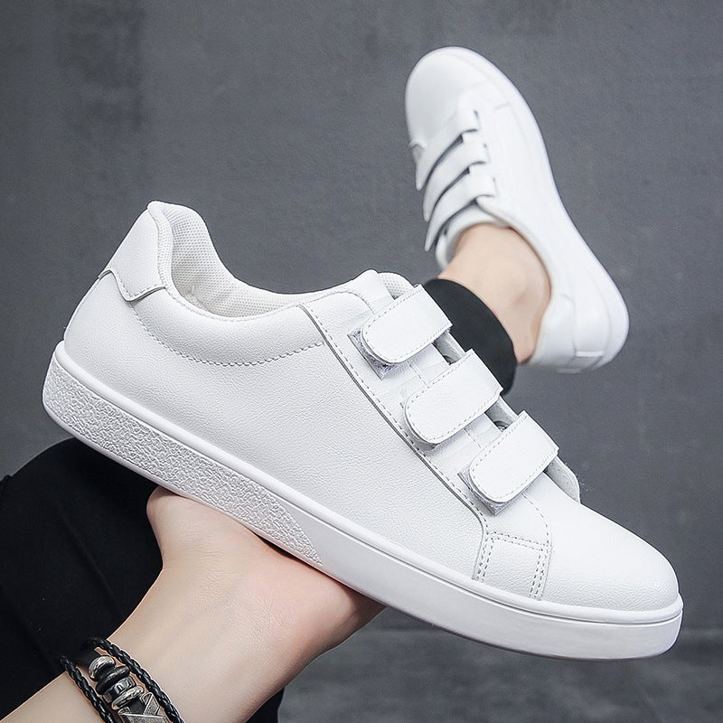 2025 New Autum Men's White Shoes, Sneakers, Fashionable Shoes, Men's Shoes, Men's Casual Leather Shoes, Versatile Trendy Shoes - Image 2