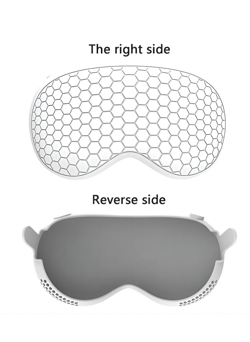 Compatible with Apple Vision Pro Case and Protective Cover Full Protective Cover for Vision Pro VR Headset 2024 Accessories Provides Superior Protection Against Scratches White - Image 4