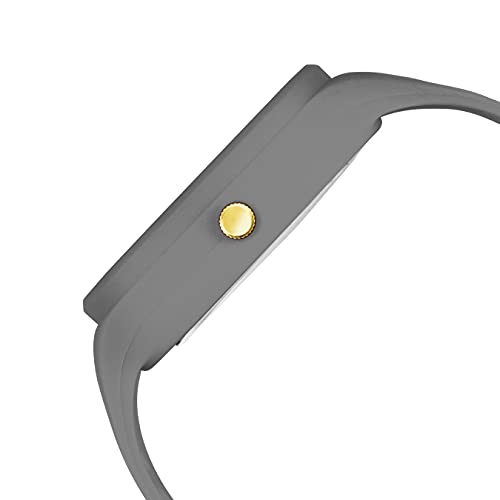 CERO Square Watch Multicolor Dial Analog Silicon Strap Stylish Designer Analog Watch for Men's and Boy's (Grey) - Image 3