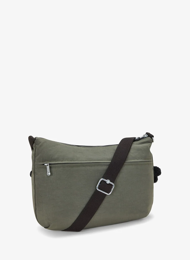كيبلينغ Izellah Medium crossbody Green Moss-0214488D