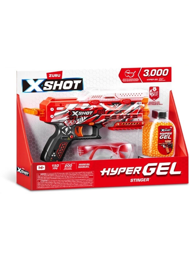 Zuru X-Shot Hyper Gel Stinger Blaster (Mini) (3,000Gellets) (XS-36728) - Image 4