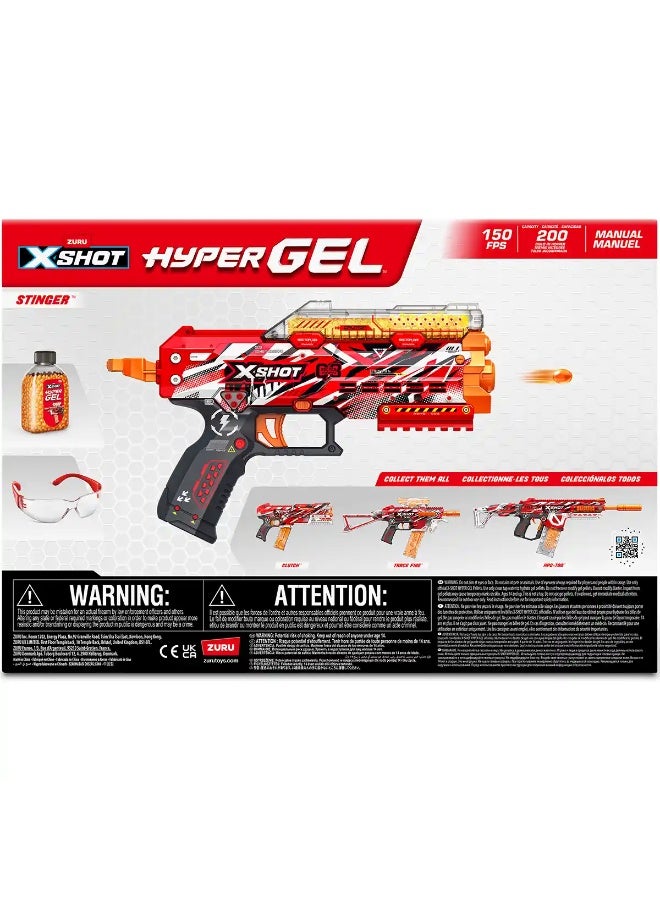 Zuru X-Shot Hyper Gel Stinger Blaster (Mini) (3,000Gellets) (XS-36728) - Image 3