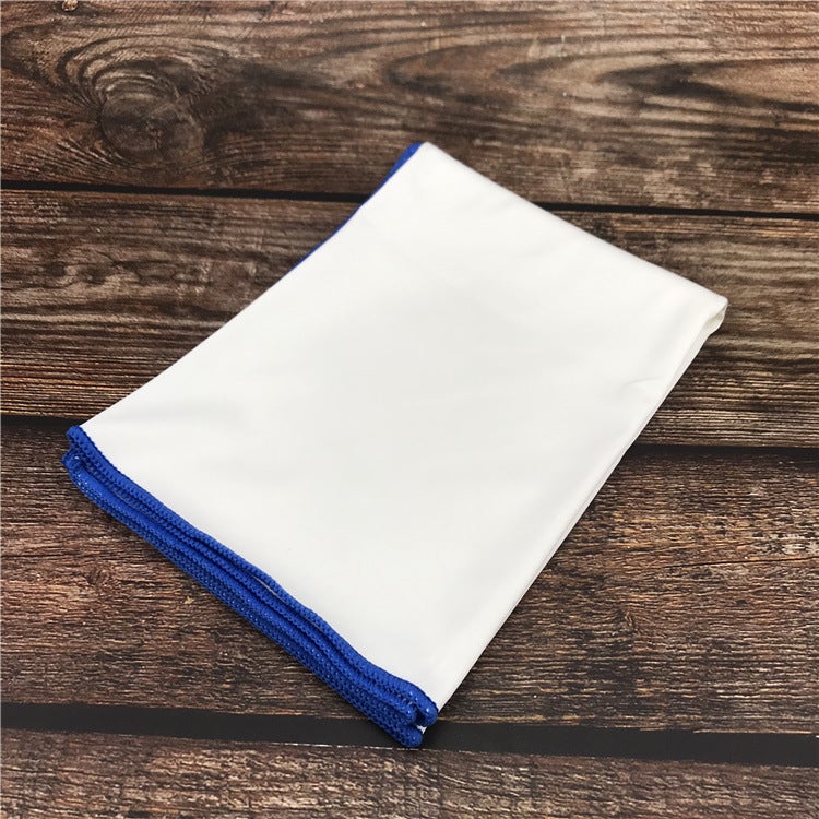 Generic Wine Glass Polishing Cloth Streak-Free Cleaning Blue