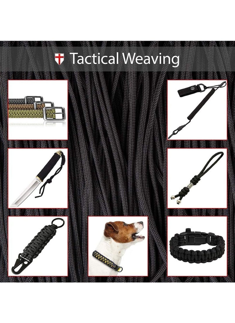 Y&D - Type III Paracord 550 Camping Rope Hiking Survival Boy Scout Parachute Cord Outdoor Hammock - Image 1