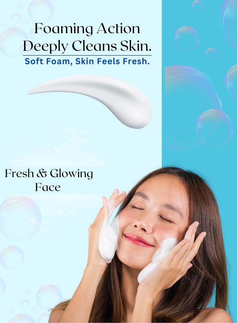 Muna Belleza Hydrating Cleanser – Moisturizing & Anti-Aging Face Wash for Men and Women, 60 ml (Pack of 2)  - Image 3