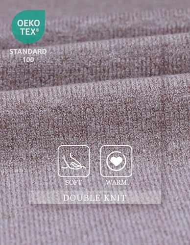 PULI Womens Large Cross Front Poncho Sweater Wrap Topper Knitted Elegant Shawls Cape for Fall Winter Oatmeal - Image 3