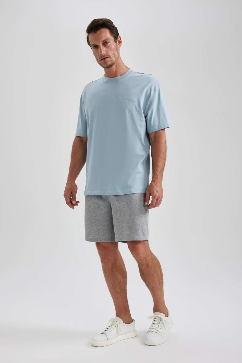DeFacto Oversize Fit Crew Neck Short Sleeve T-Shirt