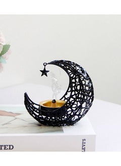 Y&D Creative Eid Mubarak Moon Shaped Candle Holder Ramadan Candlestick Home Wedding Table Decoration  - Image 1