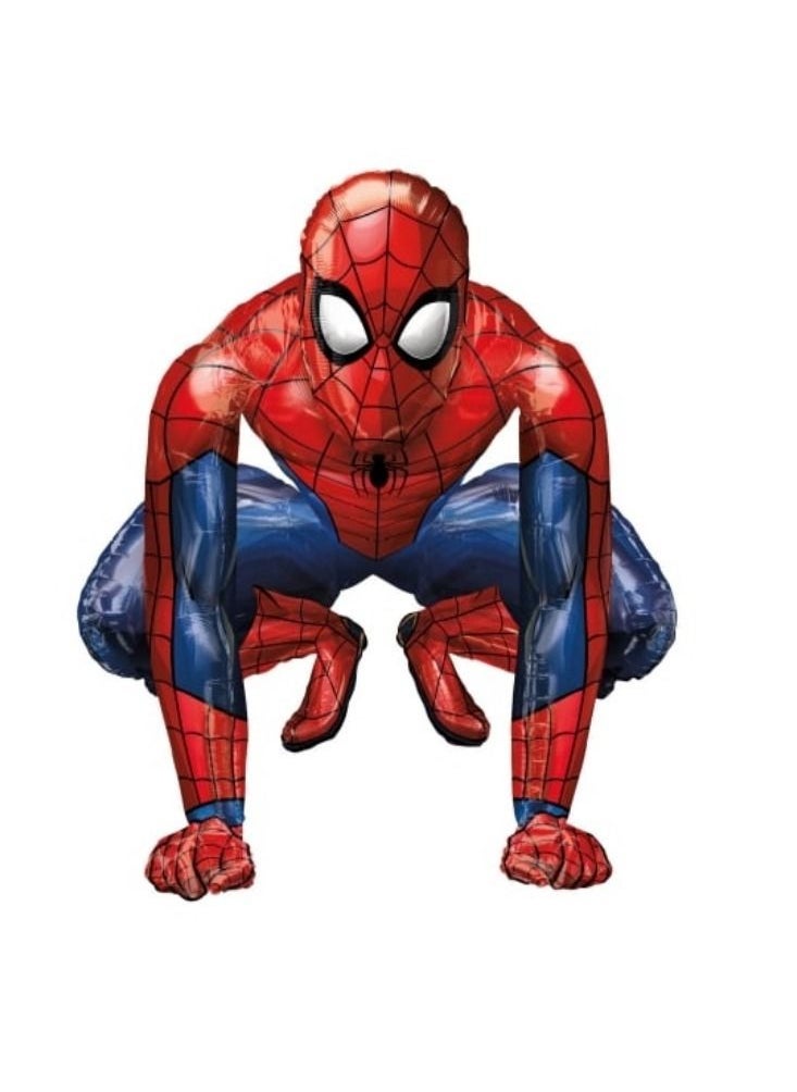 TJMR Superhero Spiderman 3D Stand Gliding Balloon Large Size for Kid Toddler Birthday Decoration 55 * 63cms - Image 1