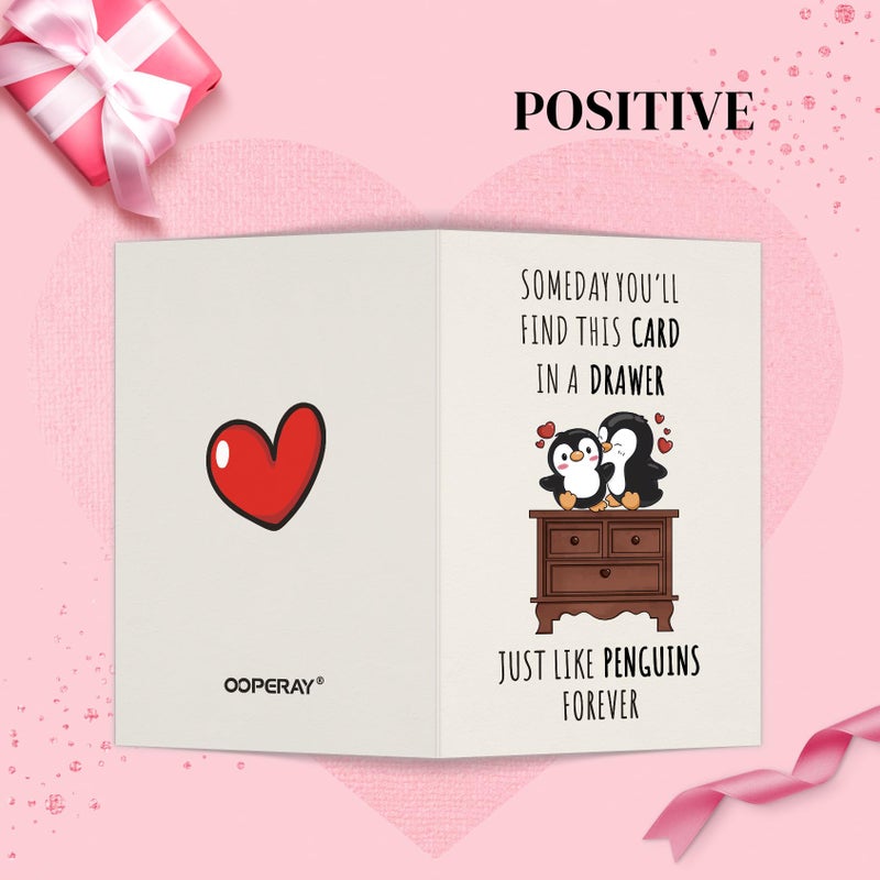 OOPERAY Valentines Day Him Gifts, Valentines Day Card Gifts for Her, Men Women Valentines Gift, Anniversary Birthday Love Gift for Husband Wife, Funny Card for Boyfriend Girlfriend - Image 3