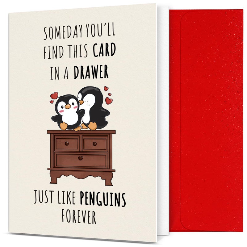 OOPERAY Valentines Day Him Gifts, Valentines Day Card Gifts for Her, Men Women Valentines Gift, Anniversary Birthday Love Gift for Husband Wife, Funny Card for Boyfriend Girlfriend - Image 1