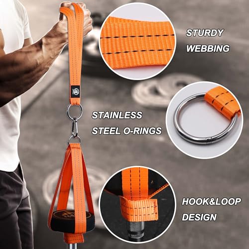 J Bryant Arm Wrestling Training Strap set with Dumbbell Loading Strap Arm Finger Forearm Exerciser Strengthener - Image 2