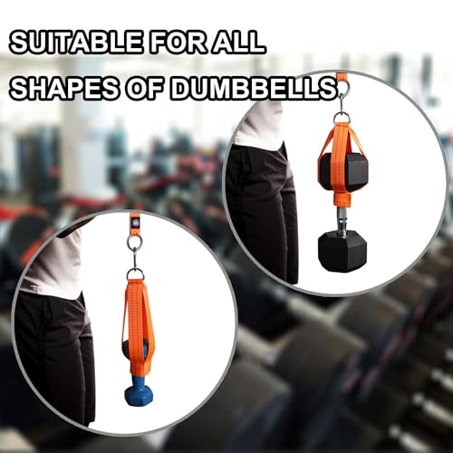 J Bryant Arm Wrestling Training Strap set with Dumbbell Loading Strap Arm Finger Forearm Exerciser Strengthener - Image 5