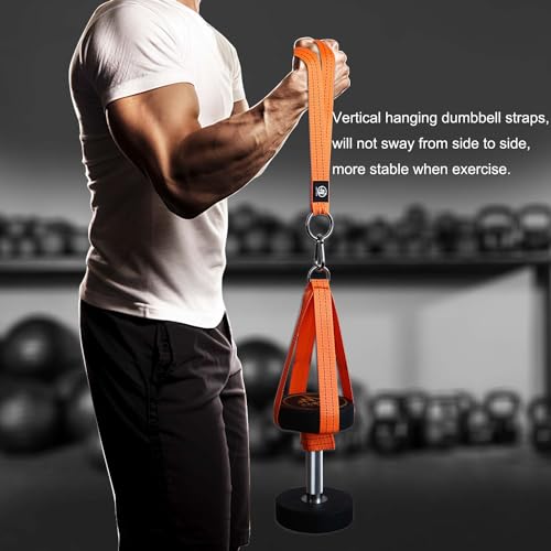 J Bryant Arm Wrestling Training Strap set with Dumbbell Loading Strap Arm Finger Forearm Exerciser Strengthener - Image 3