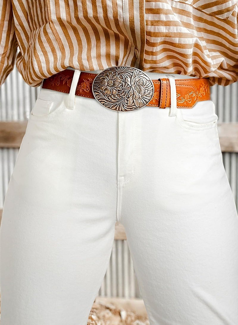 Astylish Women Wide Leg Jeans High Waisted Stretchy Flare Leg Ankle Jeans Baggy Raw Hem Denim Pants Size 14 White - Image 4