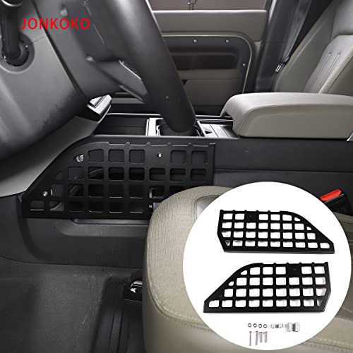 TINKI Alloy Car Interior Center Console Modular Storage Panel for Land Rover Defender 110 Accessories 2020 2021 2022 System Cargo Rack Trunk Shelf Interior Luggage Storage Carrie Auto Parts - Image 2