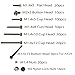 RampCrab Screws Kit for SCX24 AX24 Cup Head 380 Pcs 304 Stainless Steel Screws Bearing Screws Screwdriver Set with Box for 124 RC Crawler Car Axial SCX24 C10 Deadbolt JLU Gladiator Bronco - Image 5