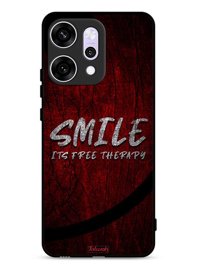 Tolwak Oppo Reno14 Pro Protective Case Cover Smile Its Free Therapy - Image 1