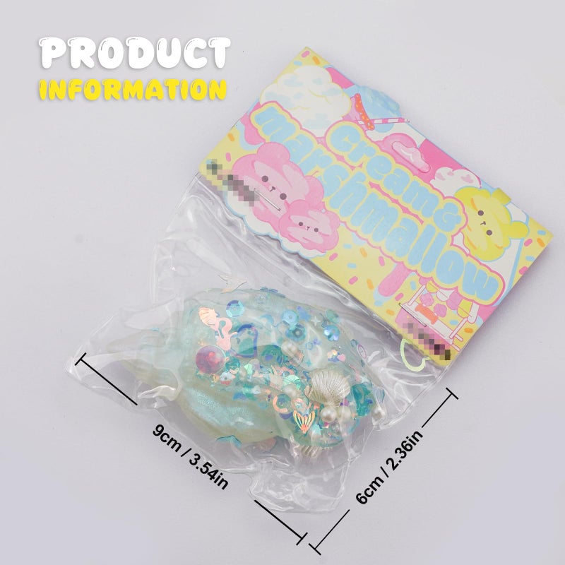 TiTiC Taba Squishy Toys, Squeeze Toys Cat Paw Cute Kawaii ,Sticky Squishy Fidget Toys Silicone Squeeze Toy for Stress Relief,Cute Soft Toys,Best Gift for Anniversary (Star) - Image 3