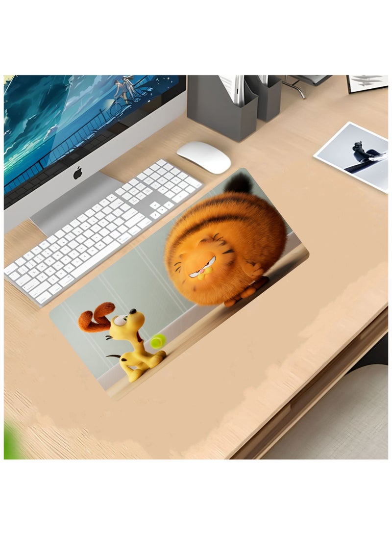 Anna 300x600x2mm 3D Garfield & Odie Anime Pattern Non-Slip Gaming Mouse Pad - Image 2