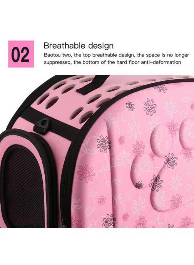 Generic Lovely Floral Breathable Outdoor Carrier Bag Pink Myard  - Image 3