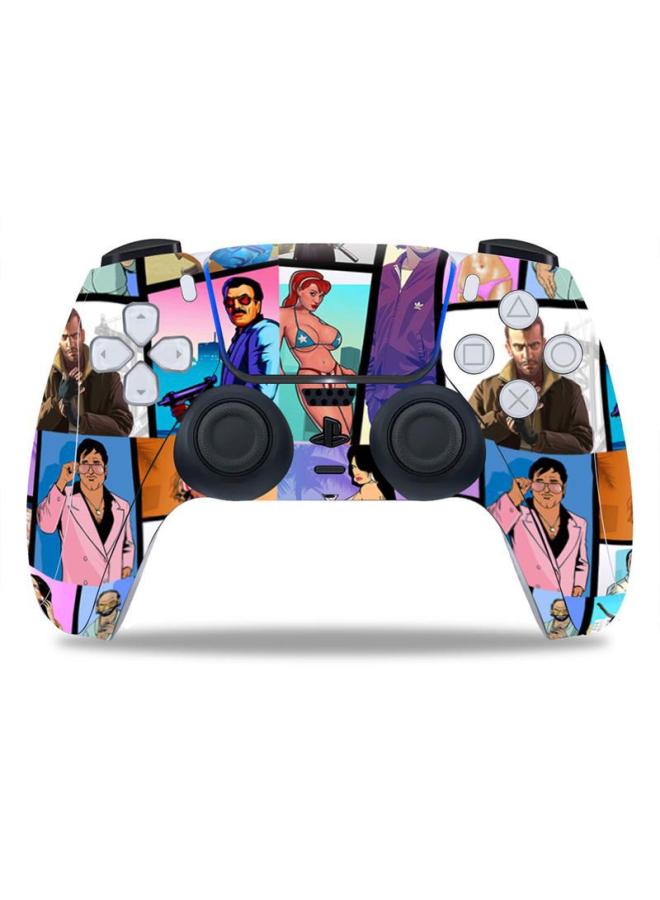 Suitable For PS5 Handle Stickers PS5 Handle Film PS5 Handle Full Package Sticker Hot Game Film-Color:TN-PS5QB-0014  - Image 1