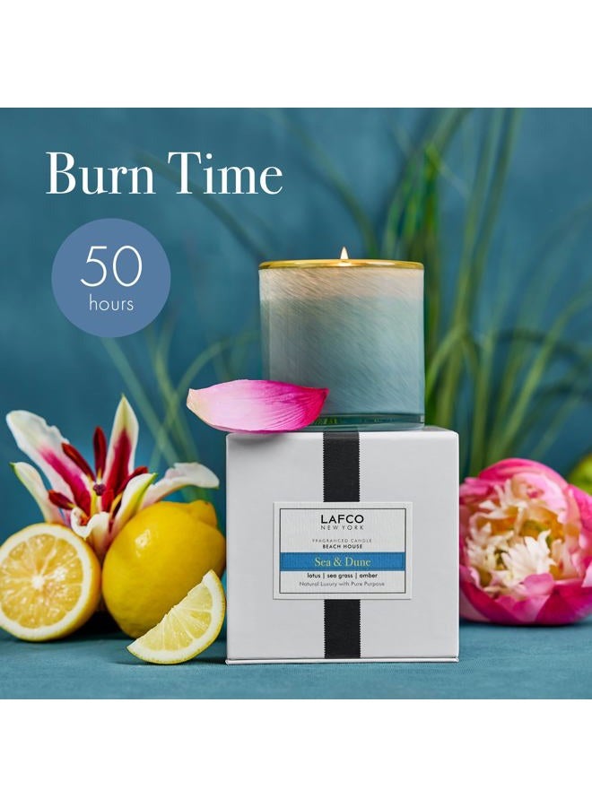 LAFCO New York Classic Scented Candle (Sea & Dune, Beach House - 6.5 oz) - Image 4