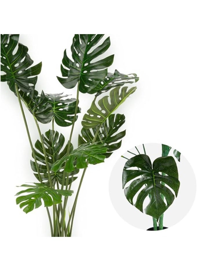 TYCOM Artificial Tree Fake Plants Fake Trees Faux Plants Indoor Realistic Plants for Office Home Room Store Decor Height 150 CM Monstera.  - Image 3