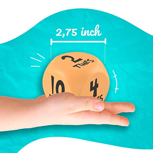 Skywin Exercise Dice for Kids Fun 6 Sided Foam Workout Dice Kids Workout Equipment for Playtime PE Class or Family Workouts Great Fitness Gift for Children and Little Athletes 1 Pack - Image 5