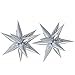 Tellpet Star Balloons Foil Balloon for Birthday Bachelorette Engagement Wedding Party 2pcs Large Silver Balloon - Image 4
