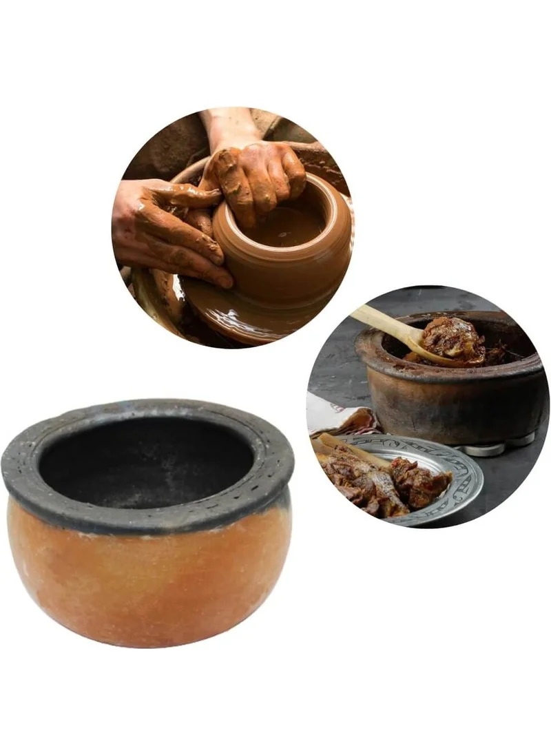 Piev Natural Handmade Baked Clay Casserole 23 cm