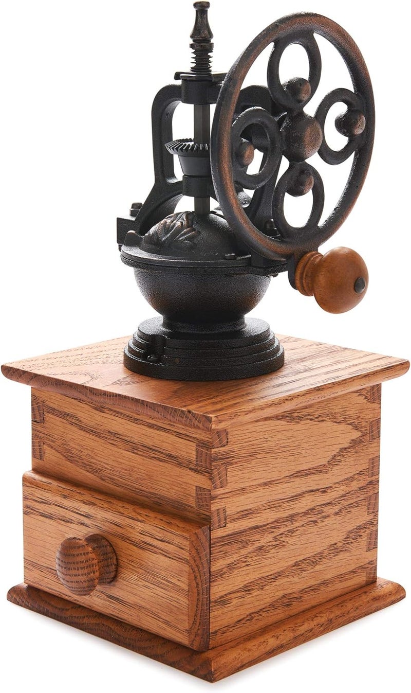 WOODRIVER Project Kit  Antique Style Side Crank Coffee Grinder Kit Mechanism Cast Bronzed - Image 2