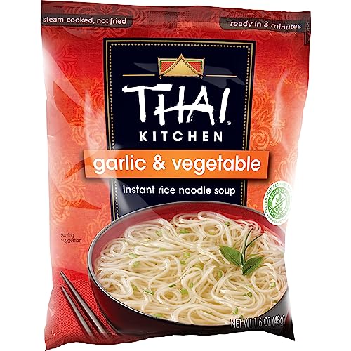 Thai Kitchen Gluten Free Garlic & Vegetable Instant Rice Noodle Soup, 1.6 oz (Pack of 12) - Image 2