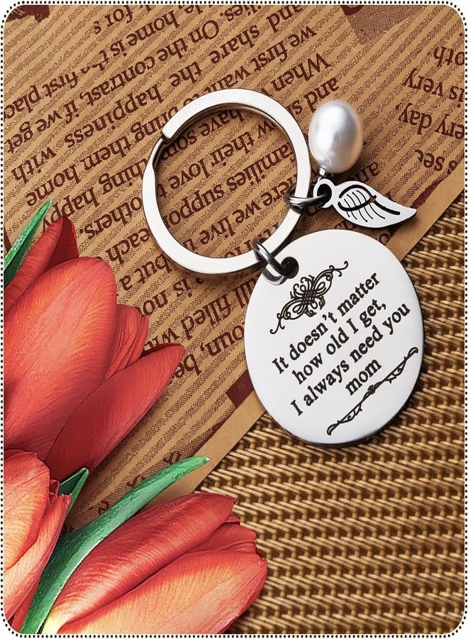 HUINF Mother's Day Keychain Gift from Daughter Son for Mom, Mom Keychain Gifts for Valentine's Day Birthday Christmas - Image 5