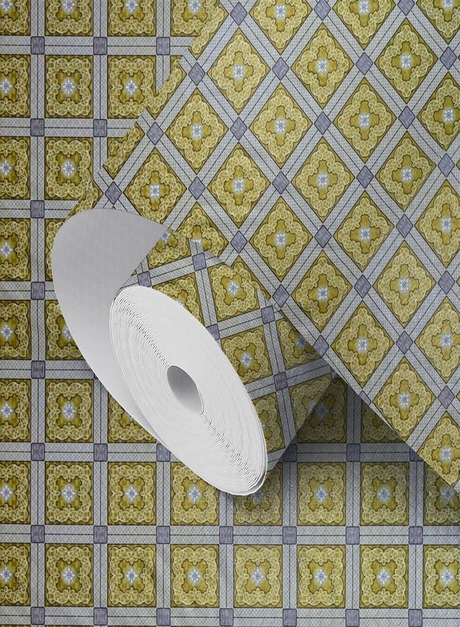 Vocal Store Kitchen Drawer/Cabinet Shelf Mat|PVC Material|Adjustable Size 10 Meter Roll, Yellow - MDOJ2-P041-10 - Image 1