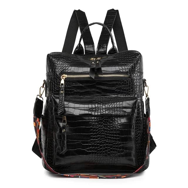 MUCHOVA Antic Backpack Travel Laptop Carry Pithoo Backpack (Black) - Image 1