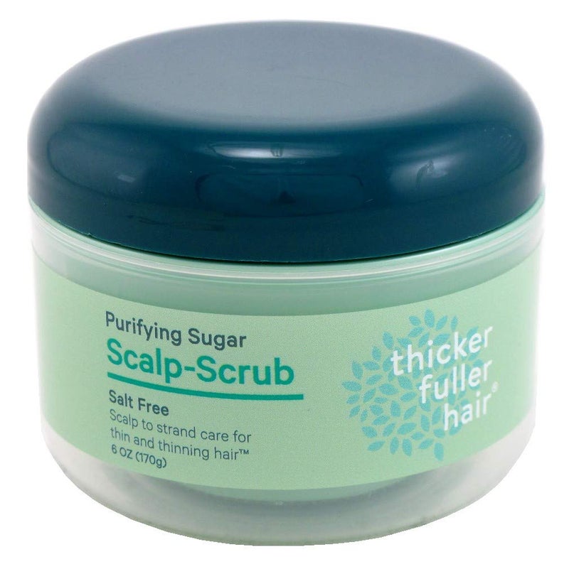 Thicker Fuller Hair Nourishing Daily Scalp Scrub for Thin and Thinning Hair 4 FL OZ Scalp Scrub