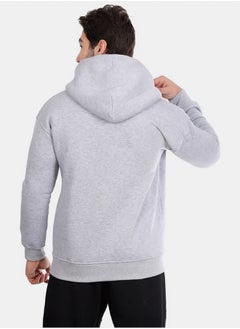 WHITE RABBIT Basic Inner Fleece Zip Through Hoodie  - Image 4